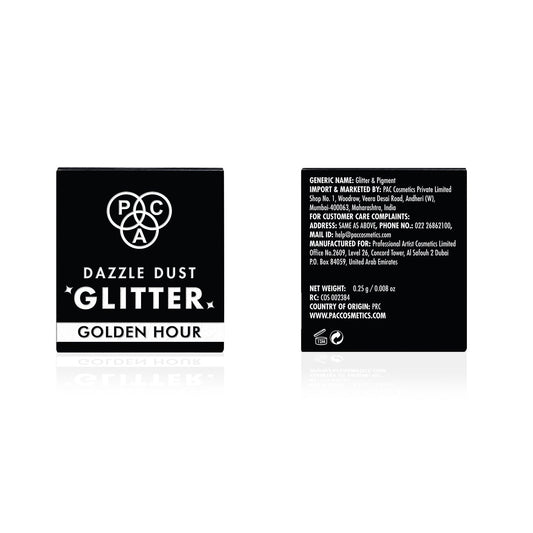 PAC Cosmetics Dazzle Dust Glitter (0.25g) #Color_Golden Hour