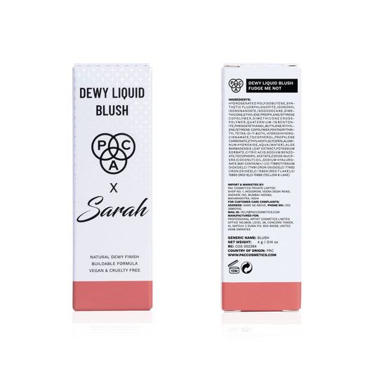 PAC X Sarah Dewy Liquid Blush #Color_Fudge me not