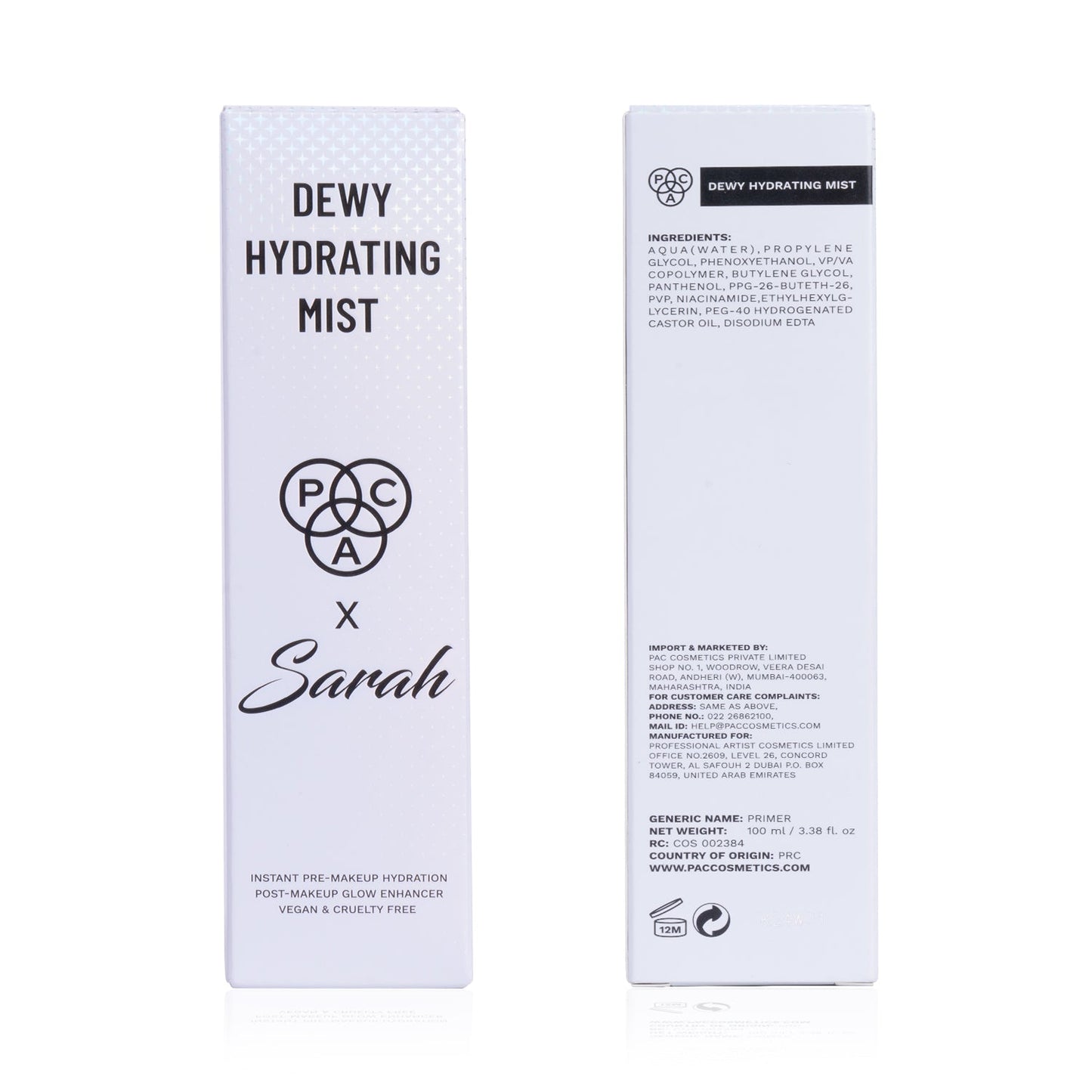 PAC X Sarah Dewy Hydrating Mist